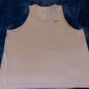 Gray Nike muscle tank top dri fit